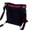 Black leather Backpack designed by Collections Of Africa