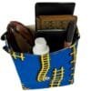 Blue and Yellow African print