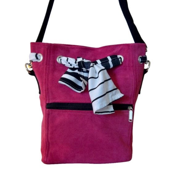 Suede Scarf Shoulder Bag for everyday use