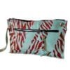 Turquoise Leather Wristlet from African Market place